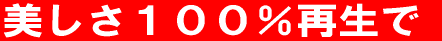 美しさ100%再生で